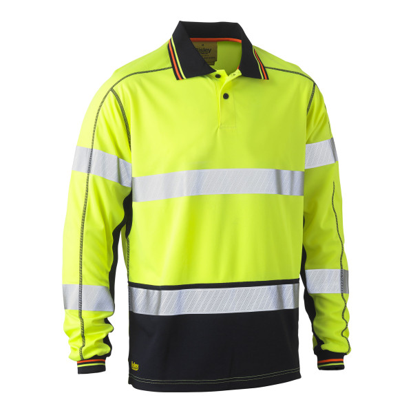 BISLEY HI VIS Longsleeve Poloshirt